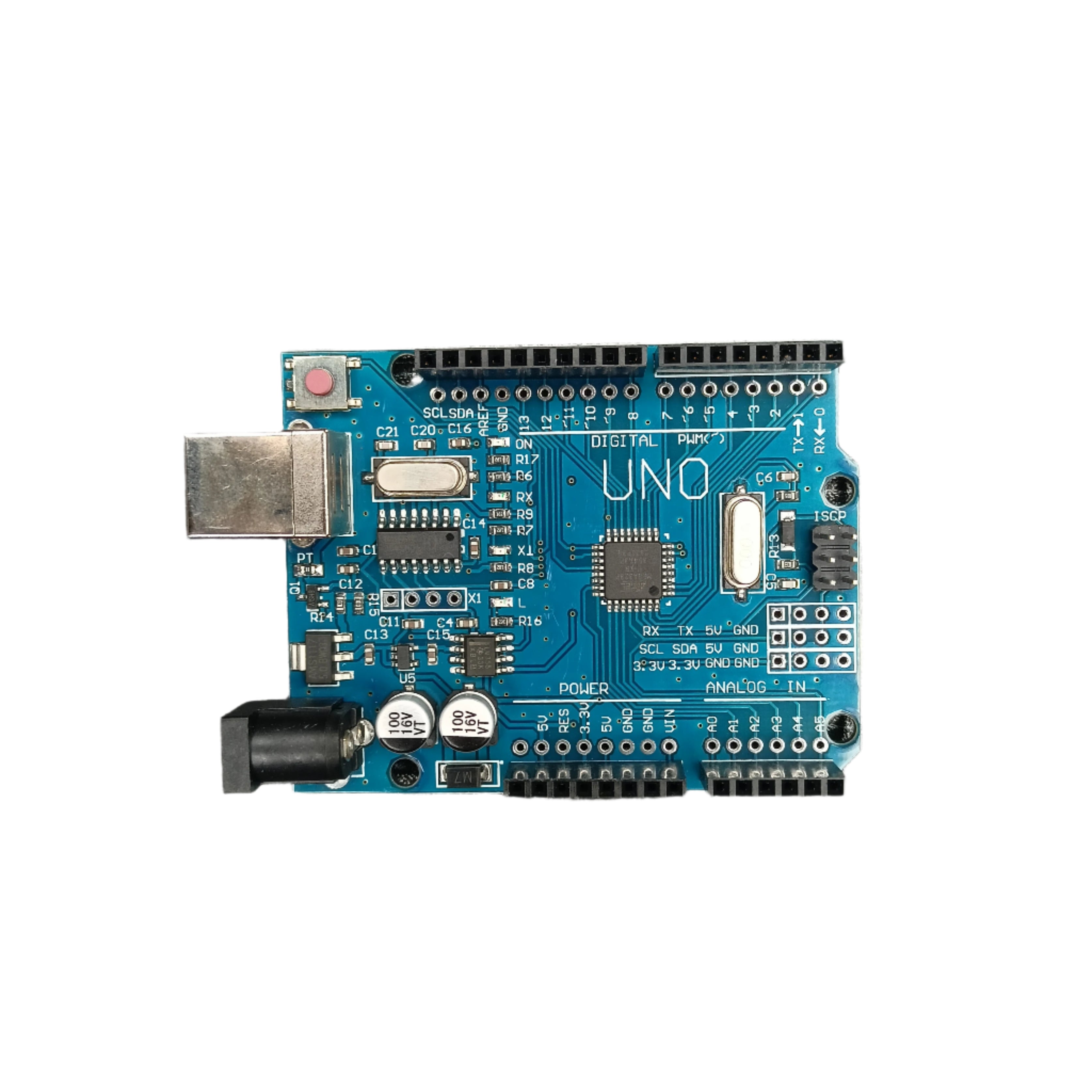 Arduino Uno R3 SMD (Made in China) - ATmega328P Microcontroller Board  Arduino Uno R3 SMD (Made in China) - ATmega328P Microcontroller Board